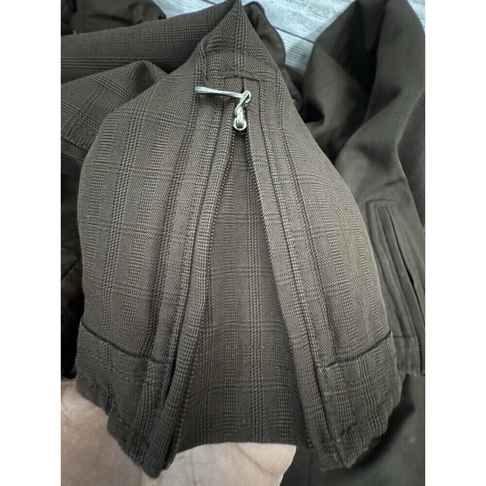 Women"The North Face" brown zipper/snaps hooded coat SIZE MEDIUM - Picture 16 of 16
